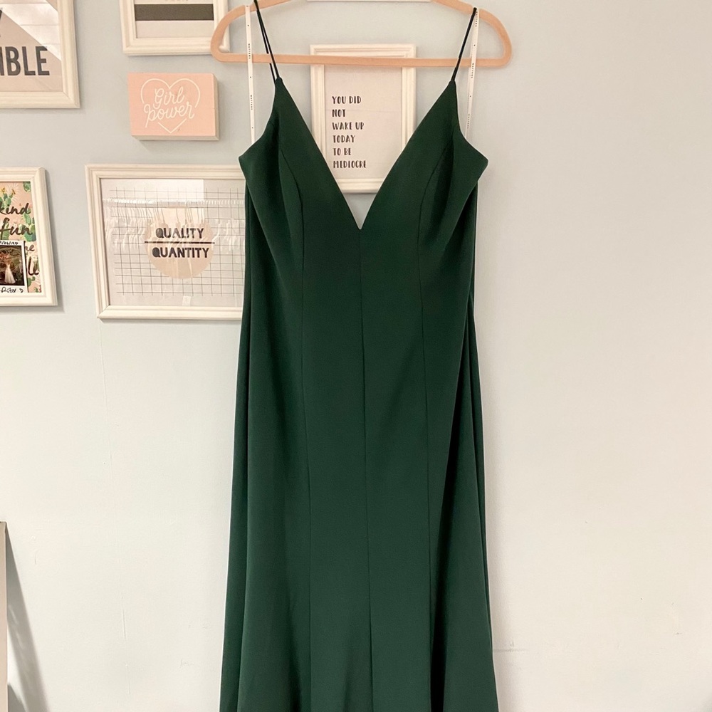 NWOT Watters crepe gown; bridesmaids, prom dress - Picture 5 of 6